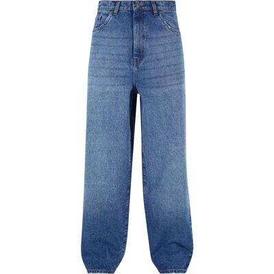 Urban Classics Heavy Ounce Baggy Fit Jeans - ny mellanblå tvätt Urban Classics Heavy Ounce Baggy Fit Jeans - ny mellanblå tvätt