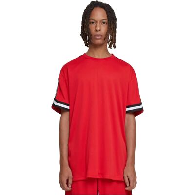 Oversized w paski mesh T-shirt Urban Classics - Streetwear casual Oversized w paski mesh T-shirt Urban Classics - Streetwear casual