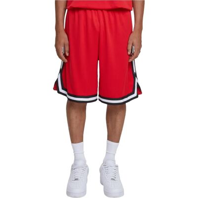 Urban Classics - Stripes Mesh Shorts - Rouge - XXL - Shorts - Publicité Urban Classics - Stripes Mesh Shorts - Rouge - XXL - Shorts - Publicité