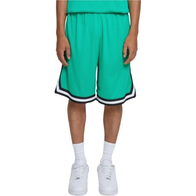 Shorts en mesh à rayures pour hommes Urban Classics - Vert XL Shorts en mesh à rayures pour hommes Urban Classics - Vert XL