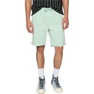 Urban Classics Herre Stretch Twill Shorts - Mint + Sort Urban Classics Herre Stretch Twill Shorts - Mint + Sort