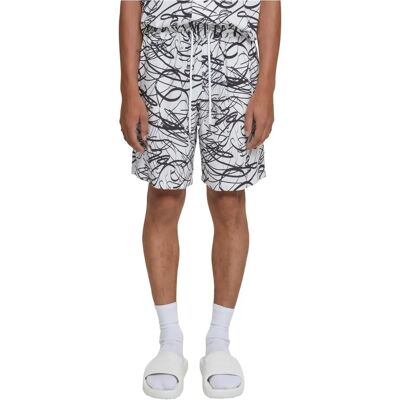 Urban Classics Herren Viscose AOP Resort Shorts - Shorts Urban Classics Herren Viscose AOP Resort Shorts - Shorts