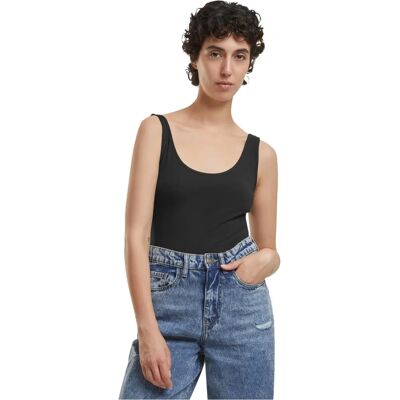 Urban Classics Damen Organic Tank Body Noir - Body Urban Classics Damen Organic Tank Body Noir - Body