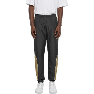 Urban Classics Piped Track Pants Herr 3XL svart - Byxor Urban Classics Piped Track Pants Herr 3XL svart - Byxor