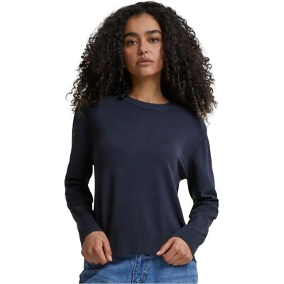 Urban Classics Damski Sweter z dzianiny z okrągłym dekoltem - Sweter Urban Classics Damski Sweter z dzianiny z okrągłym dekoltem - Sweter