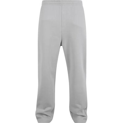Urban Classics L Graue Fluffy Trainingshosen - Trackpants Urban Classics L Graue Fluffy Trainingshosen - Trackpants
