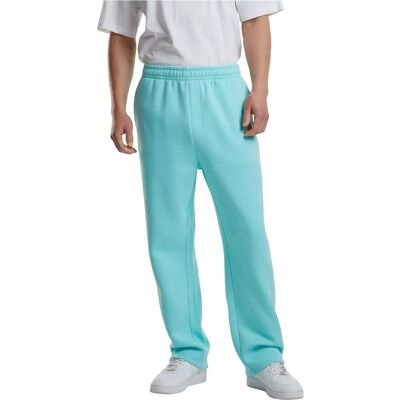 Urban Classics Herren Fluffy Beryl Blue Lockere Jogginghose - Jogginghose Urban Classics Herren Fluffy Beryl Blue Lockere Jogginghose - Jogginghose