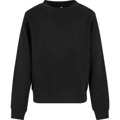 Urban Classics Flickor Oversized Svart Tröja Urban Classics Flickor Oversized Svart Tröja