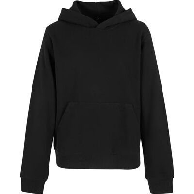 Urban Classics Sweat à Capuche Oversized Noir pour Filles - Sweat Urban Classics Sweat à Capuche Oversized Noir pour Filles - Sweat