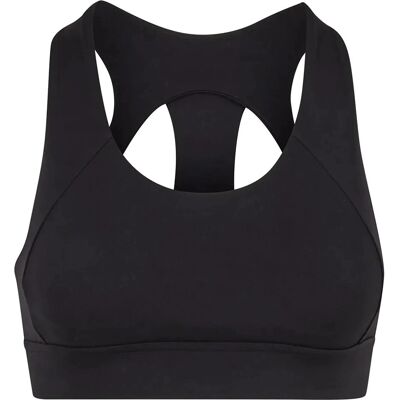 Urban Classics Soutien-Gorge Sport Femme - Support, Racerback, Matelassé Urban Classics Soutien-Gorge Sport Femme - Support, Racerback, Matelassé