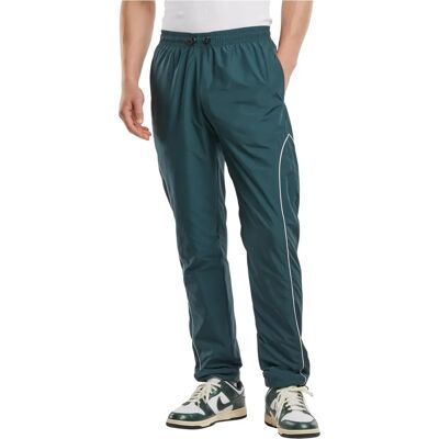 Urban Classics Piped Panel Trackpants - Men's Green Training Pants Urban Classics Piped Panel Trackpants - Men's Green Training Pants