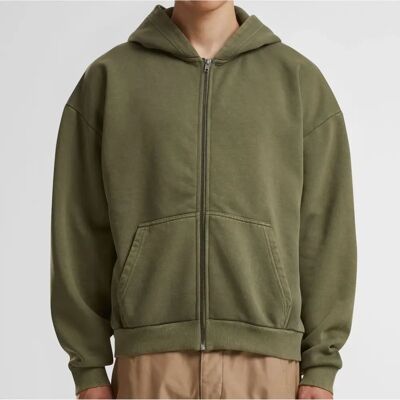 BY295 Heavy Zip Sweatshirt - Vintage Tung Jakke BY295 Heavy Zip Sweatshirt - Vintage Tung Jakke