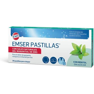 Pastillas para la garganta Mentol - Hidrata, Alivia molestias, Protege la voz Pastillas para la garganta Mentol - Hidrata, Alivia molestias, Protege la voz