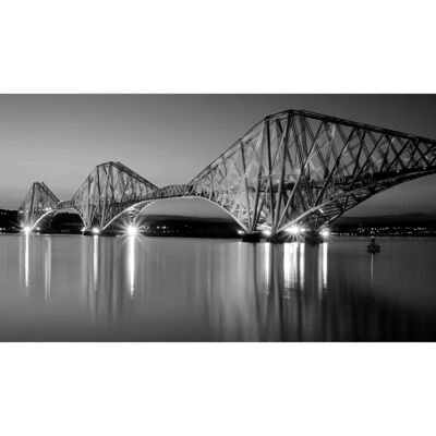 PAPERMOON Schwarz & Weiß Brücke Fototapete - Wandbild PAPERMOON Schwarz & Weiß Brücke Fototapete - Wandbild