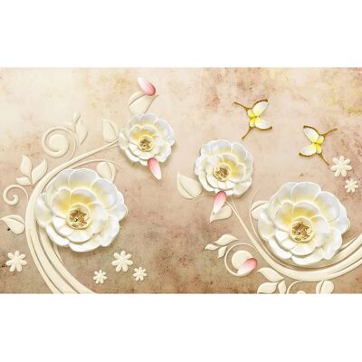 PAPERMOON Blumen Tapete - Hochwertiger Digitaldruck - 3x2.23m PAPERMOON Blumen Tapete - Hochwertiger Digitaldruck - 3x2.23m
