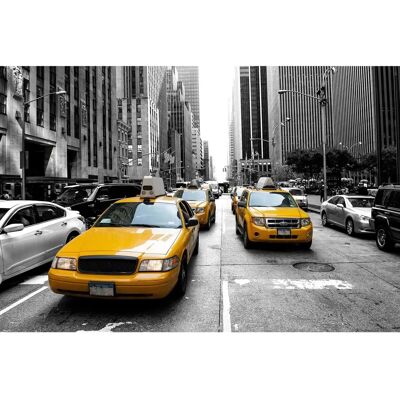 PAPERMOON New York Taxis Schwarz & Weiß Tapete - Tapete PAPERMOON New York Taxis Schwarz & Weiß Tapete - Tapete
