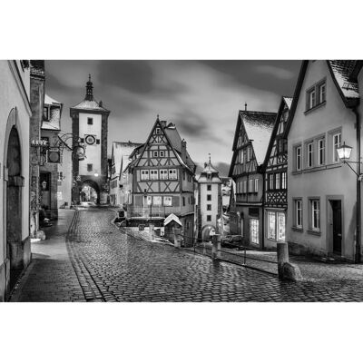 PAPERMOON Stadt Schwarz & Weiß Wandbild - Fototapete PAPERMOON Stadt Schwarz & Weiß Wandbild - Fototapete