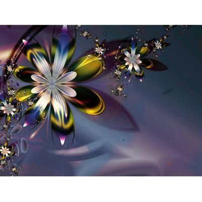 PAPERMOON Abstrakt Blumen Fototapete - Wandbild PAPERMOON Abstrakt Blumen Fototapete - Wandbild