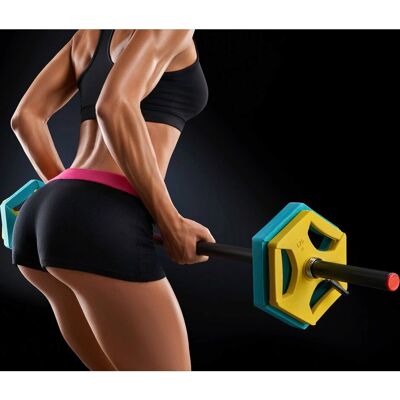 PAPERMOON Fitness Frau Wandbild - Bunt, 3,50 m x 2,60 m, 7 Bahnen PAPERMOON Fitness Frau Wandbild - Bunt, 3,50 m x 2,60 m, 7 Bahnen