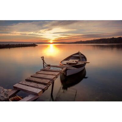 PAPERMOON Wasserboot Tapete - Landschaft, Stadt, Stillleben - Bunt - 3,5x2,6m PAPERMOON Wasserboot Tapete - Landschaft, Stadt, Stillleben - Bunt - 3,5x2,6m