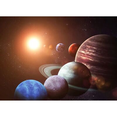 PAPERMOON Planeten Wandbild - Digitaldruck, 3,5x2,6m, 7 Bahnen PAPERMOON Planeten Wandbild - Digitaldruck, 3,5x2,6m, 7 Bahnen