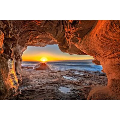 PAPERMOON Höhle am Meer Wandbild - Bunt PAPERMOON Höhle am Meer Wandbild - Bunt