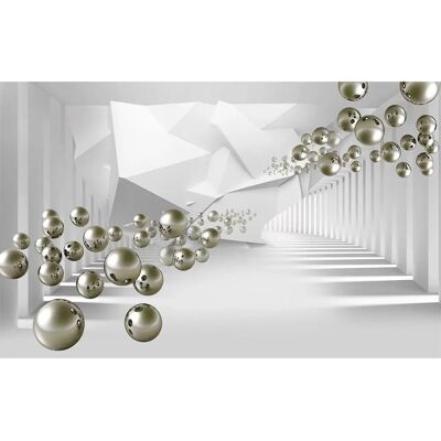 PAPERMOON Abstrakt 3D Fototapete - Bunt - 4m x 2,6m - Digitaldruck PAPERMOON Abstrakt 3D Fototapete - Bunt - 4m x 2,6m - Digitaldruck