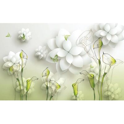 PAPERMOON Tapete Blumen Gold - Tapeten PAPERMOON Tapete Blumen Gold - Tapeten