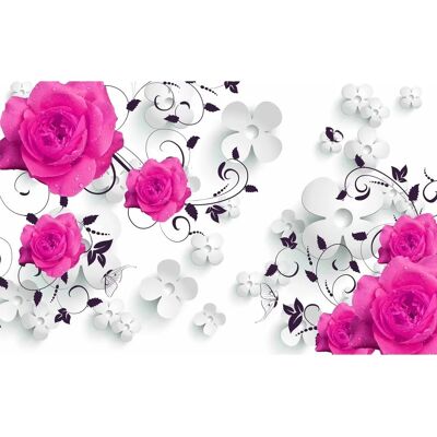 PAPERMOON Rosen Muster Tapete - Tapete PAPERMOON Rosen Muster Tapete - Tapete