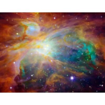 PAPERMOON Unisversum Wandbild - Bunt, 4m x 2,6m, 8 Bahnen PAPERMOON Unisversum Wandbild - Bunt, 4m x 2,6m, 8 Bahnen