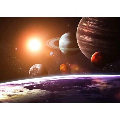 PAPERMOON Universum mit Planeten - Bunt Tapete PAPERMOON Universum mit Planeten - Bunt Tapete