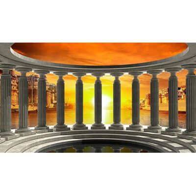 PAPIERMOON Griechische Welt Tapete - 4x2,6m Vlies PAPIERMOON Griechische Welt Tapete - 4x2,6m Vlies