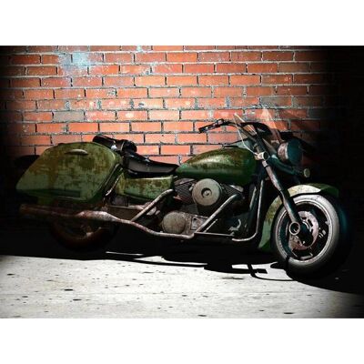 PAPERMOON Motorrad Wandtapete - 4x2.6m, 8 Bahnen - Bunt - Tapete PAPERMOON Motorrad Wandtapete - 4x2.6m, 8 Bahnen - Bunt - Tapete