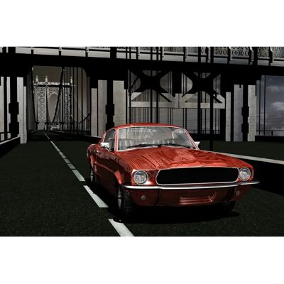 PAPERMOON Auto Tapete - Bunt, 4m x 2.6m - Tapete PAPERMOON Auto Tapete - Bunt, 4m x 2.6m - Tapete