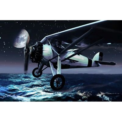PAPERMOON Flugzeug über Wasser Wandbild - Landschaft Dekor PAPERMOON Flugzeug über Wasser Wandbild - Landschaft Dekor
