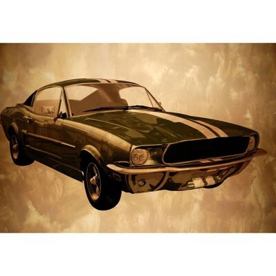 PAPERMOON Oldtimer Tapete - 4m x 2,6m - Bunt PAPERMOON Oldtimer Tapete - 4m x 2,6m - Bunt