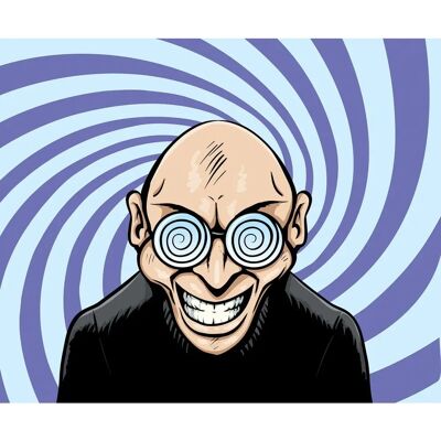 PAPERMOON Hypno Googles Man Wandbild - Vlies Tapete PAPERMOON Hypno Googles Man Wandbild - Vlies Tapete