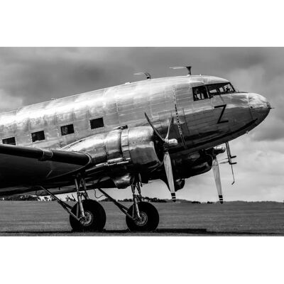 PAPERMOON Vintage Verkehrsflugzeug Schwarz & Weiß Tapete - Tapete PAPERMOON Vintage Verkehrsflugzeug Schwarz & Weiß Tapete - Tapete