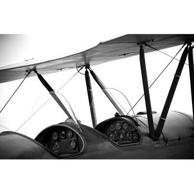 PAPERMOON Wandtapete Flugzeug Schwarz & Weiß - Tapete PAPERMOON Wandtapete Flugzeug Schwarz & Weiß - Tapete