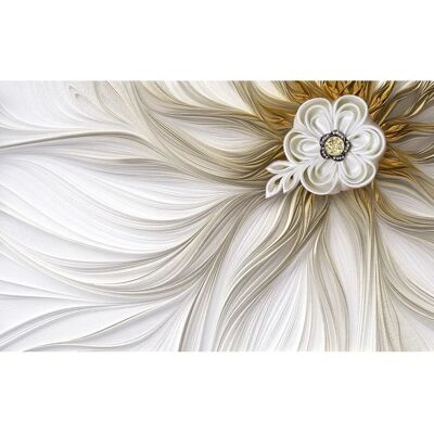 PAPERMOON Gold Blumen Tapete - Wandbild PAPERMOON Gold Blumen Tapete - Wandbild