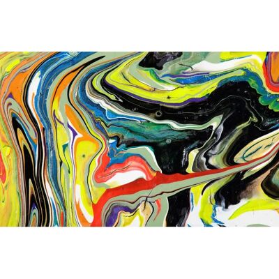 PAPERMOON Abstrakt Malerei Fototapete - Bunt, 4,5m x 2,8m - Tapete PAPERMOON Abstrakt Malerei Fototapete - Bunt, 4,5m x 2,8m - Tapete