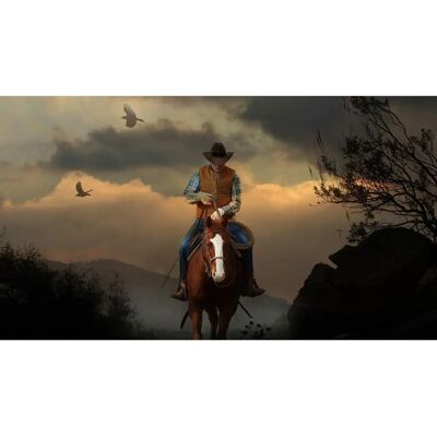 PAPERMOON Cowboy Wandbild - Landschaftsszene PAPERMOON Cowboy Wandbild - Landschaftsszene