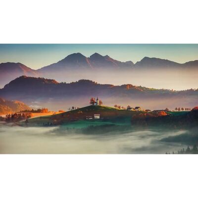 PAPERMOON Neblige Landschaft Tapete - 4,50m x 2,80m PAPERMOON Neblige Landschaft Tapete - 4,50m x 2,80m