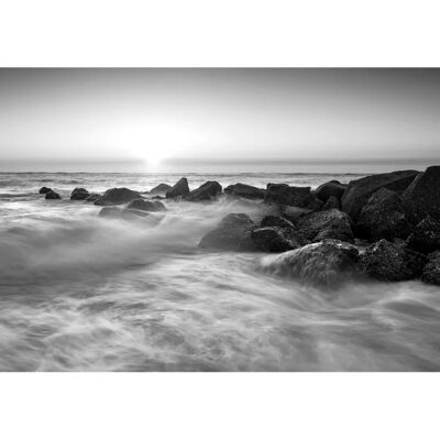 PAPERMOON Wasser Schwarz & Weiß Fototapete - 5m x 2,8m - Tapeten PAPERMOON Wasser Schwarz & Weiß Fototapete - 5m x 2,8m - Tapeten
