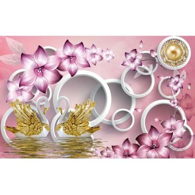 PAPERMOON Blumen Tapete - 5m x 2,8m - Tapete PAPERMOON Blumen Tapete - 5m x 2,8m - Tapete
