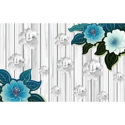 PAPERMOON Bunte Blumen Muster Wandtapete - Wandtapete PAPERMOON Bunte Blumen Muster Wandtapete - Wandtapete
