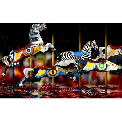 PAPERMOON Tier Fototapete - Bunt, 5m x 2,8m, Digitaldruck PAPERMOON Tier Fototapete - Bunt, 5m x 2,8m, Digitaldruck