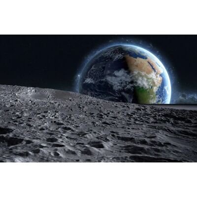 PAPERMOON Mond und Erde Wandbild - Bunt - 5m x 2.8m - Wandbild PAPERMOON Mond und Erde Wandbild - Bunt - 5m x 2.8m - Wandbild