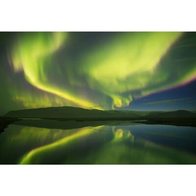 PAPERMOON Nordlichter Wandbild - Landschaft, Bunt, Digitaldruck PAPERMOON Nordlichter Wandbild - Landschaft, Bunt, Digitaldruck