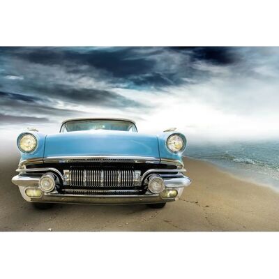 PAPERMOON Oldtimer Fototapete - 5m x 2,8m - Bunt - Vlies PAPERMOON Oldtimer Fototapete - 5m x 2,8m - Bunt - Vlies